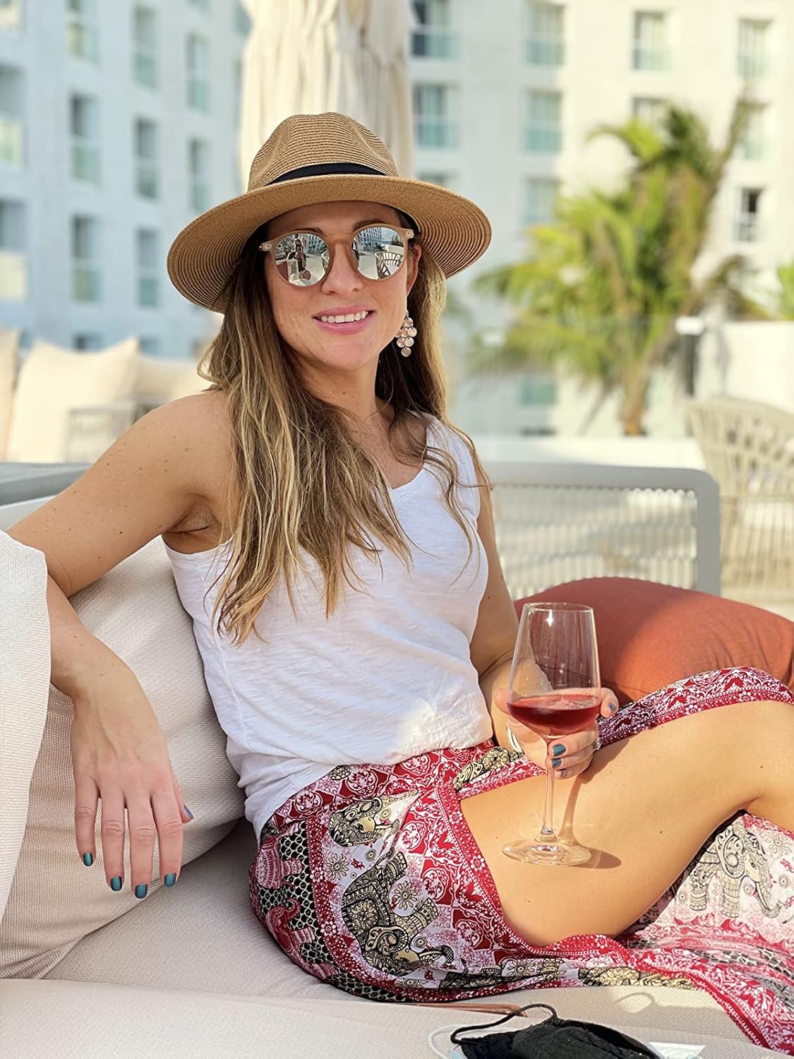 Thumbnail 5 de FURTALK Wide Brim Panama Hat: Packable Straw Sun Hat for Women and Men