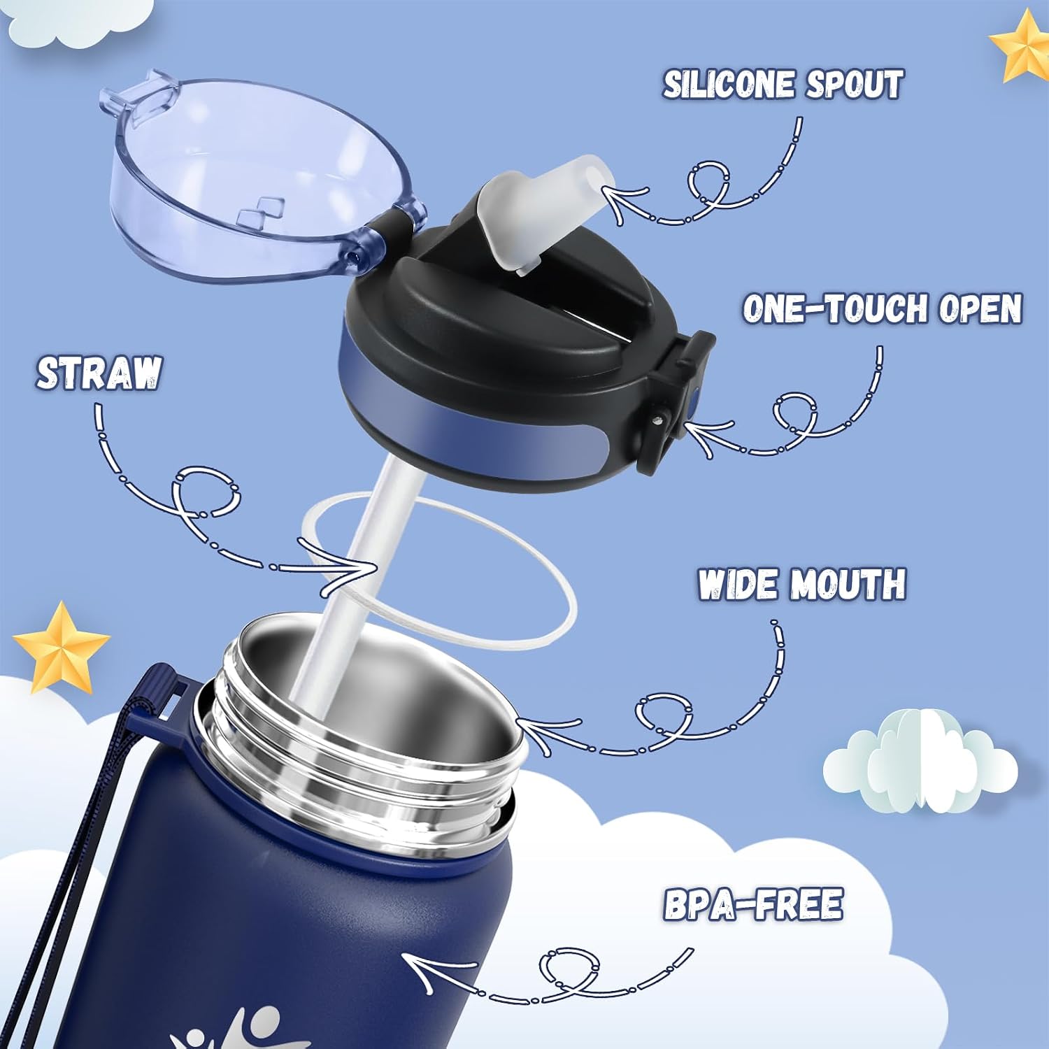 Detalle de JAPORIA borraccia termica 500 ml