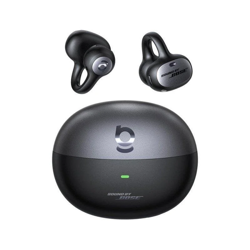 Detalle de Baseus Inspire XC1 Sound by Bose auriculares inalámbricos Bluetooth de oreja abierta IP66 (negros)