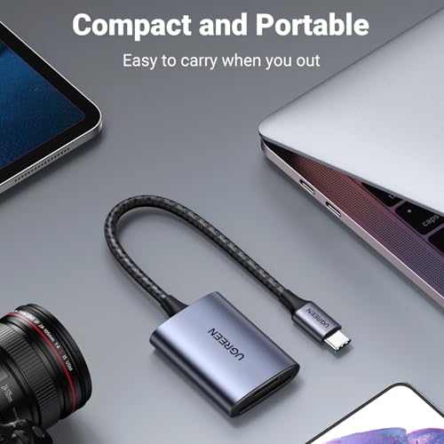 Thumbnail 7 de UGREEN SD Card Reader USB C 170MB/s Dual-Slot Adapter (TF/SD) – High-Speed USB-C Card Reader