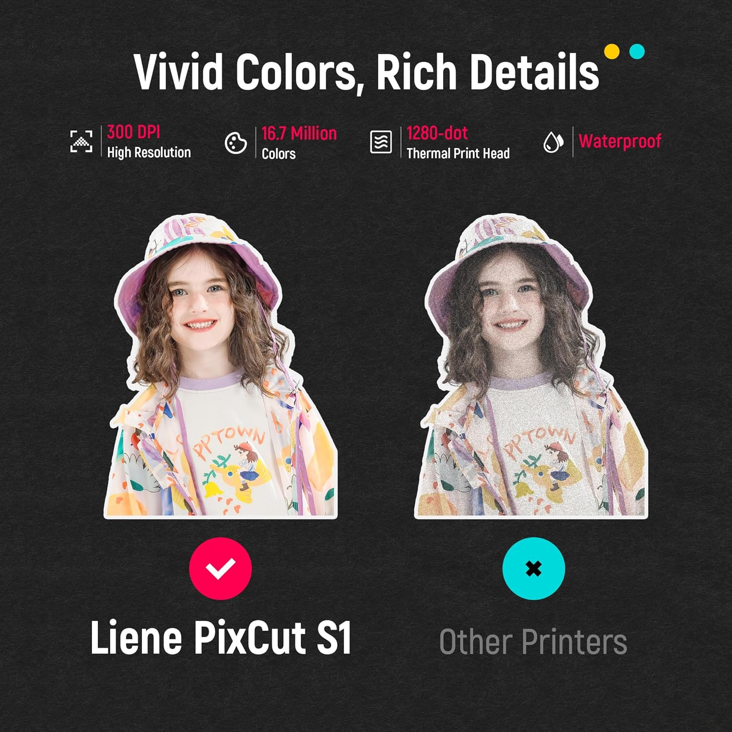 Detalle de Liene PixCut S1 Inspire Kit: All-in-One Color Sticker Printer & Cutting Machine
