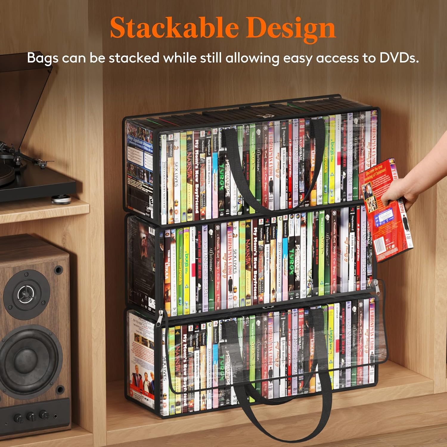 Detalle de Lifewit DVD Storage Bags, 210-disc capacity