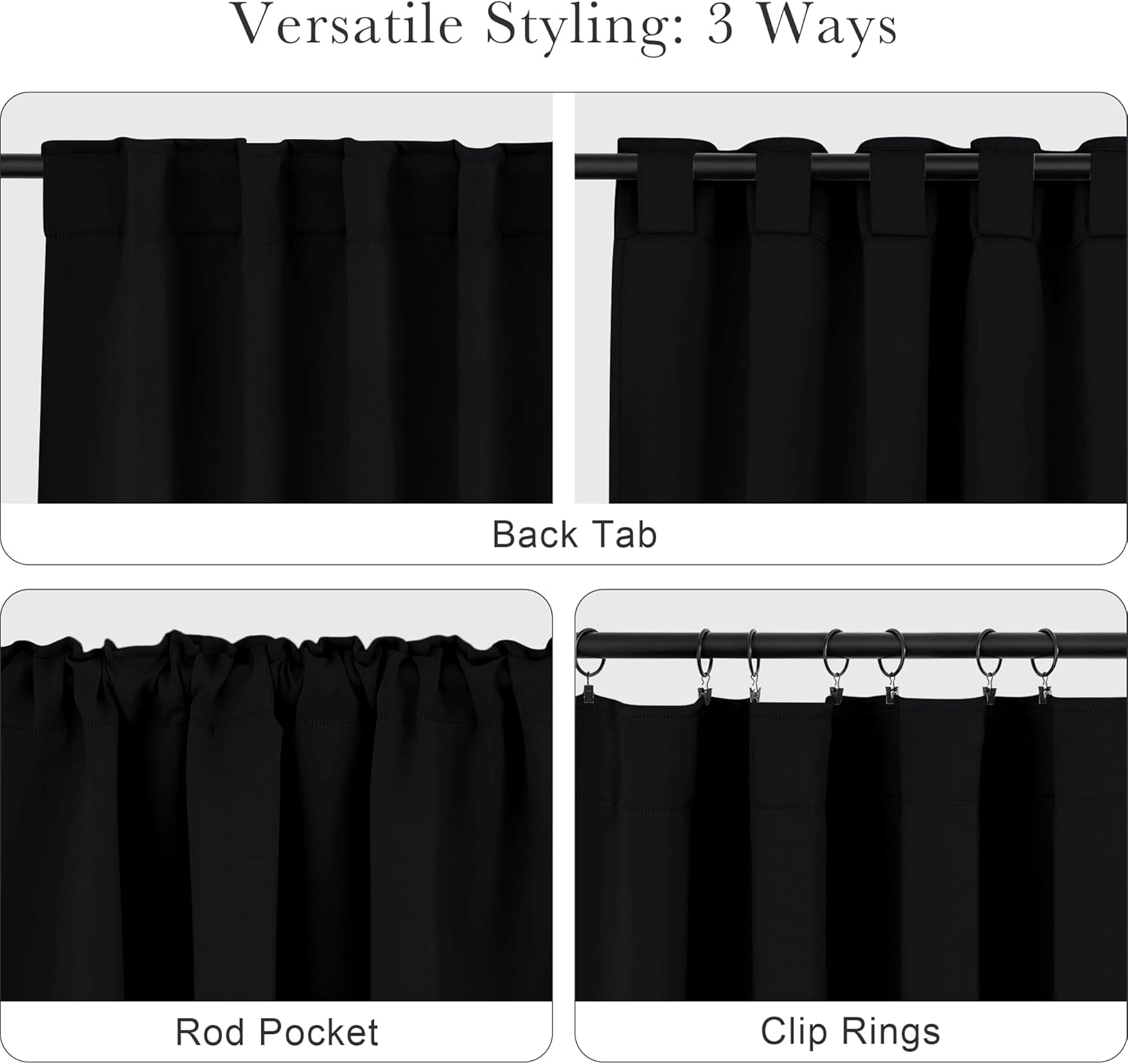 Detalle 1 de PONY DANCE Blackout Curtains, 84 Inches