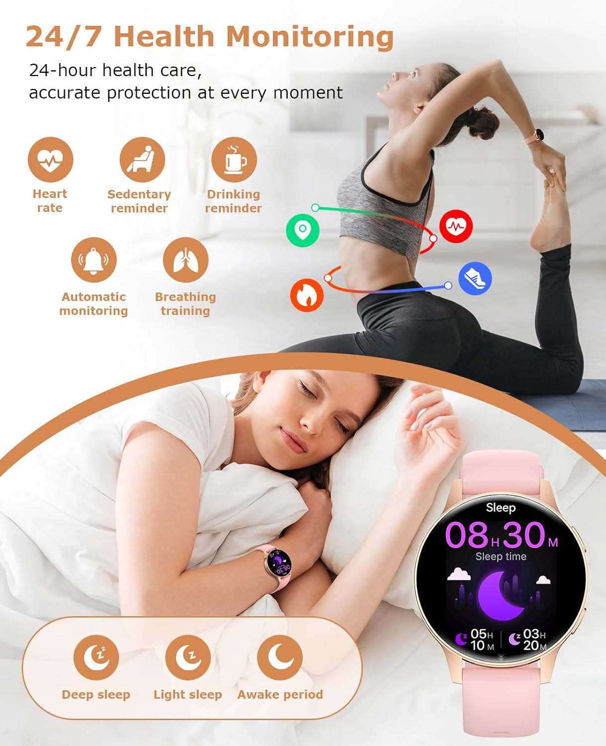 Thumbnail 3 de 2025 Reloj Inteligente Mujer ❤️ Pantalla Táctil y Monitor de Salud