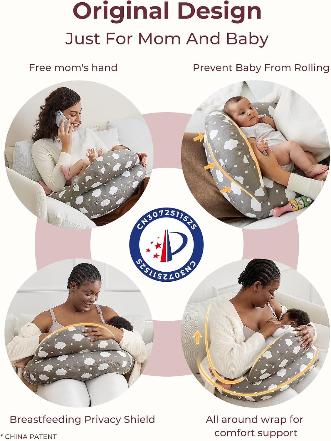 Thumbnail 2 de momcozy Nursing Pillow With Breastfeeding Ergo