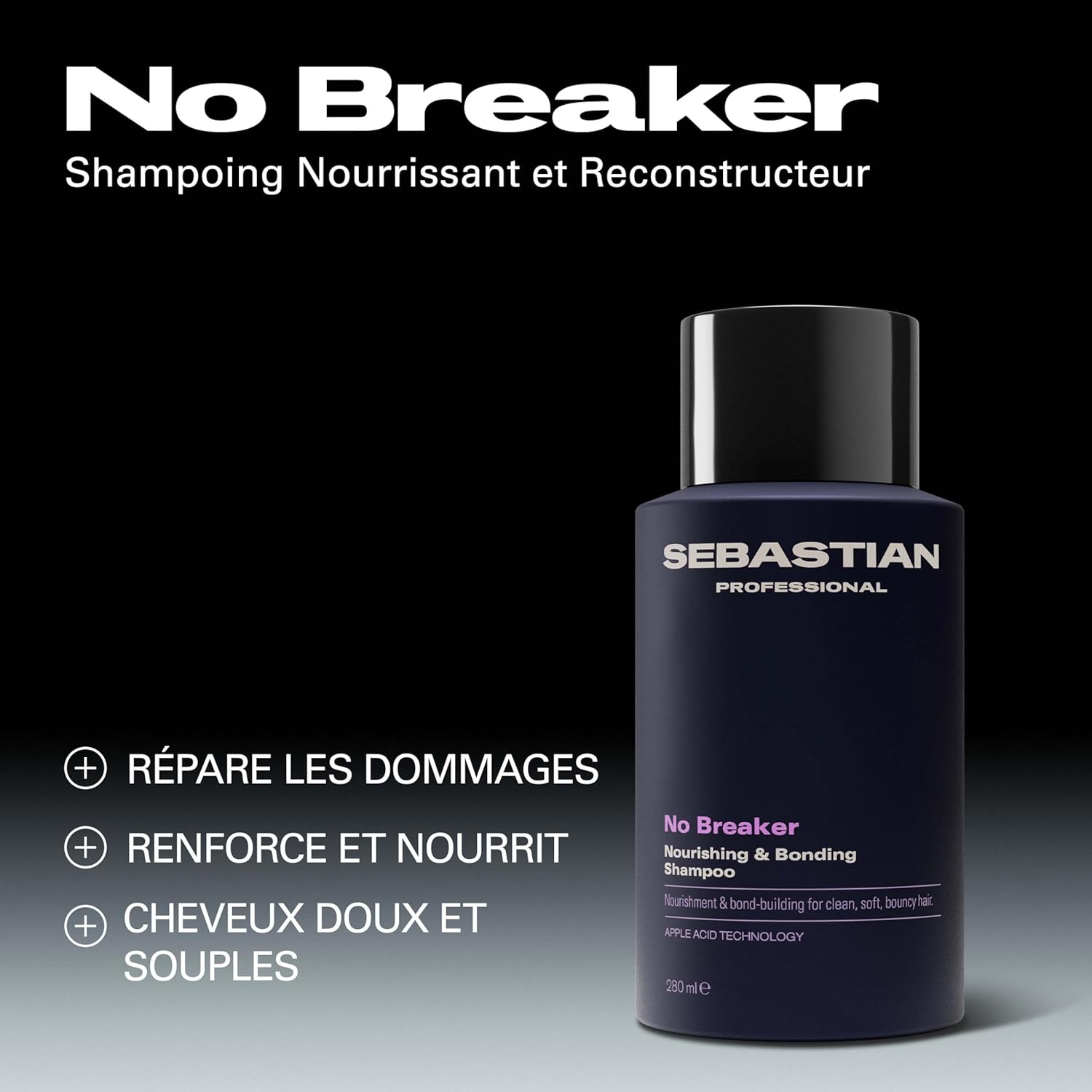 Thumbnail 1 de Sebastian Professional No.Breaker – Shampoing reconstruction et anti-casse professionnel (280 ml)
