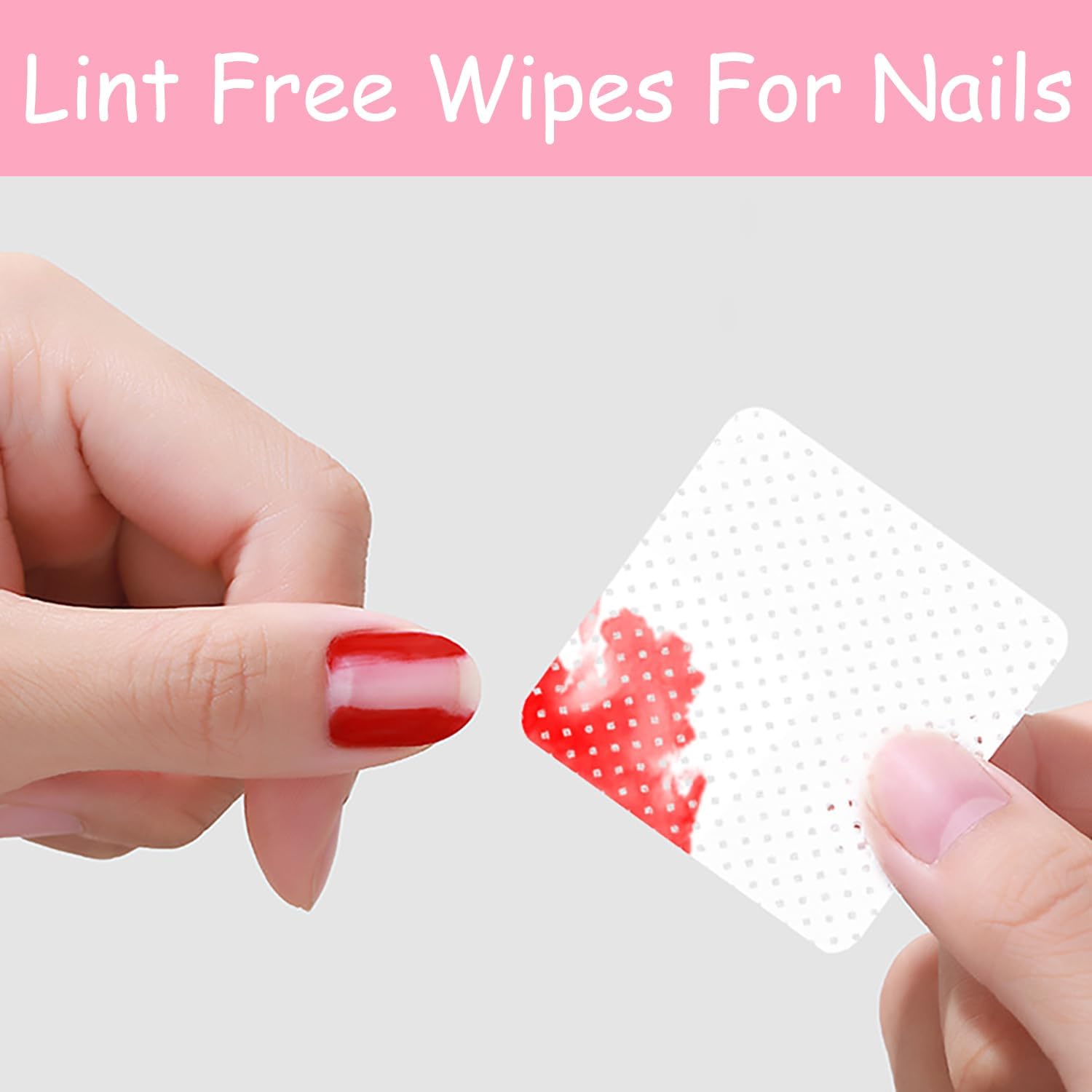 Detalle de xiluuyou 800 Pcs Lint Free Wipes for Nails – Premium Nail Cleaning Pads