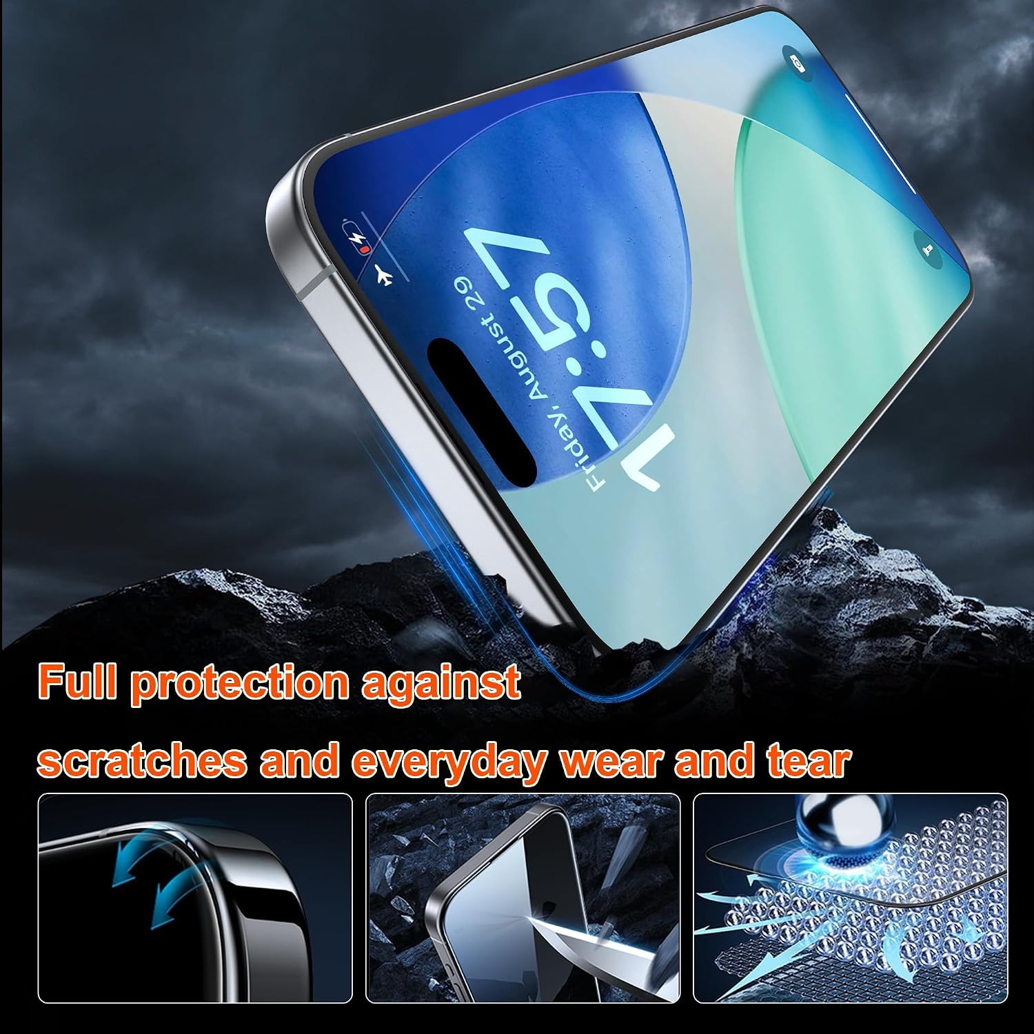 Thumbnail 4 de iPhone 17 Pro Privacy Screen Protector 360