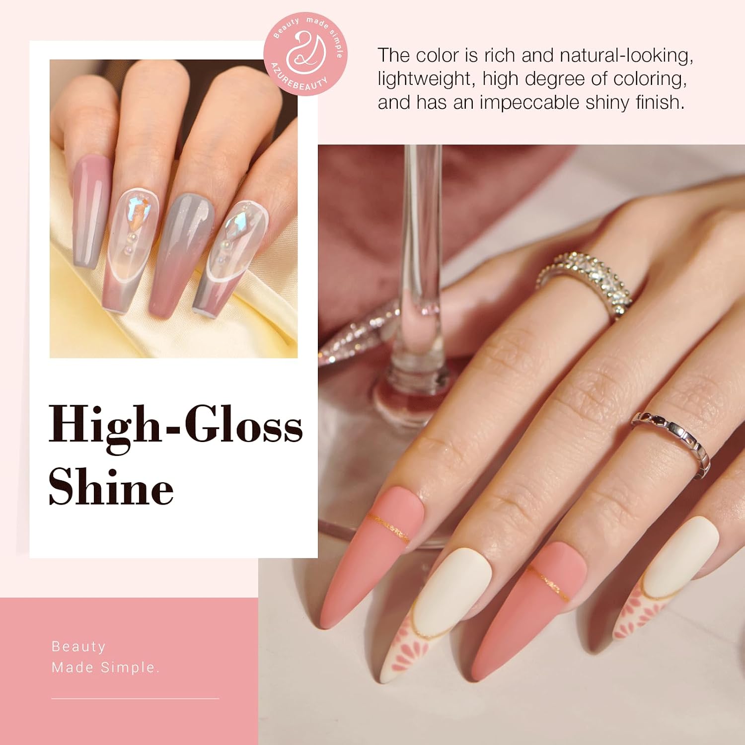 Thumbnail 2 de AZUREBEAUTY 31 Pc Dip Powder Kit 💅