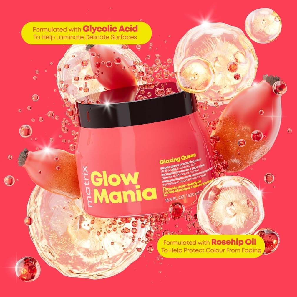 Thumbnail 4 de Matrix Total Results Glow Mania Glazing Queen Super Gloss Protecting Hair Mask (500ml)