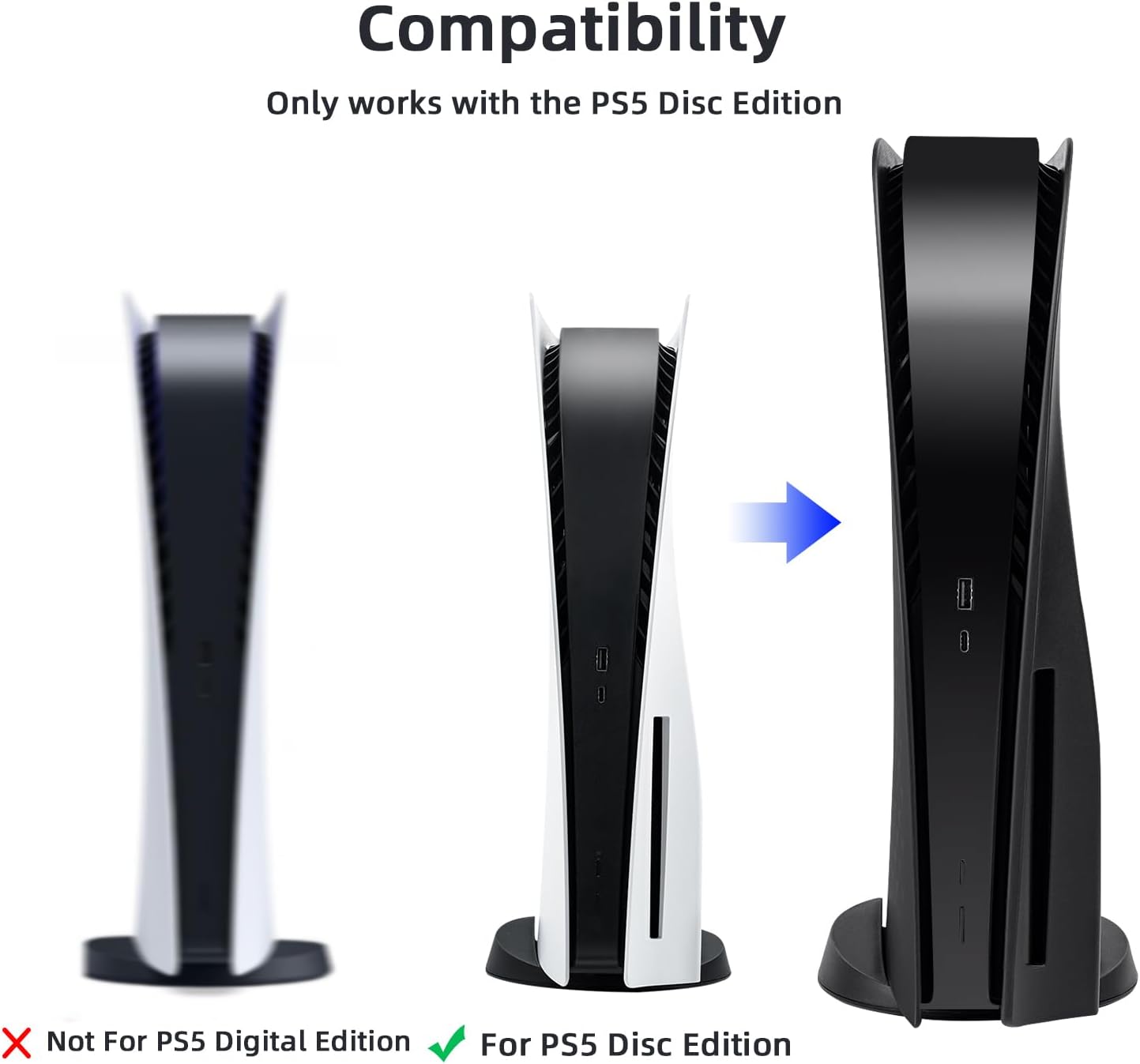 Detalle 2 de Mcbazel PlayStation 5 Faceplate 2er Pack