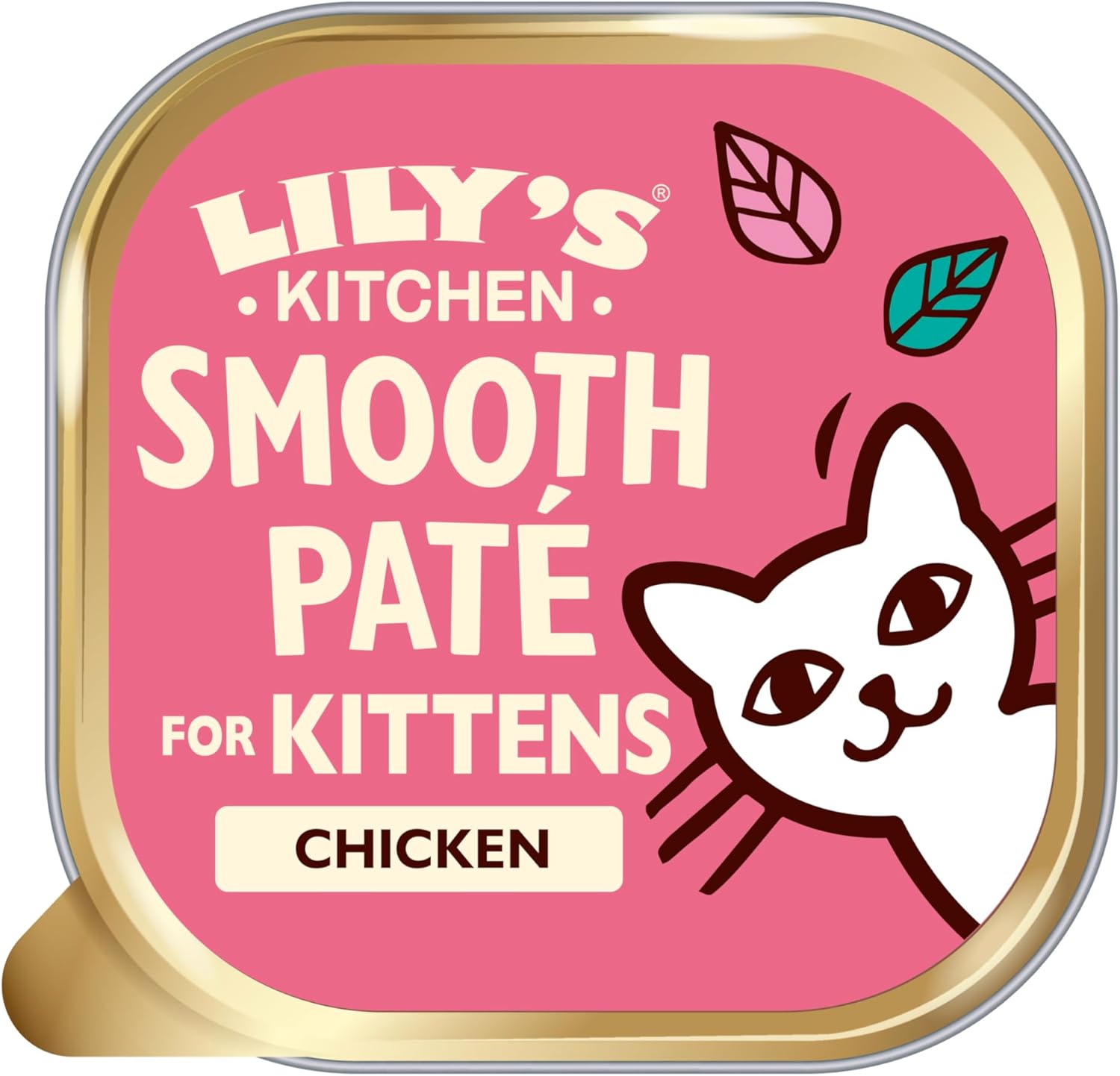 Detalle de Lily's Kitchen Pâté lisse pour chaton Poulet + bœuf (19 x 85 g) – aliments humides naturels
