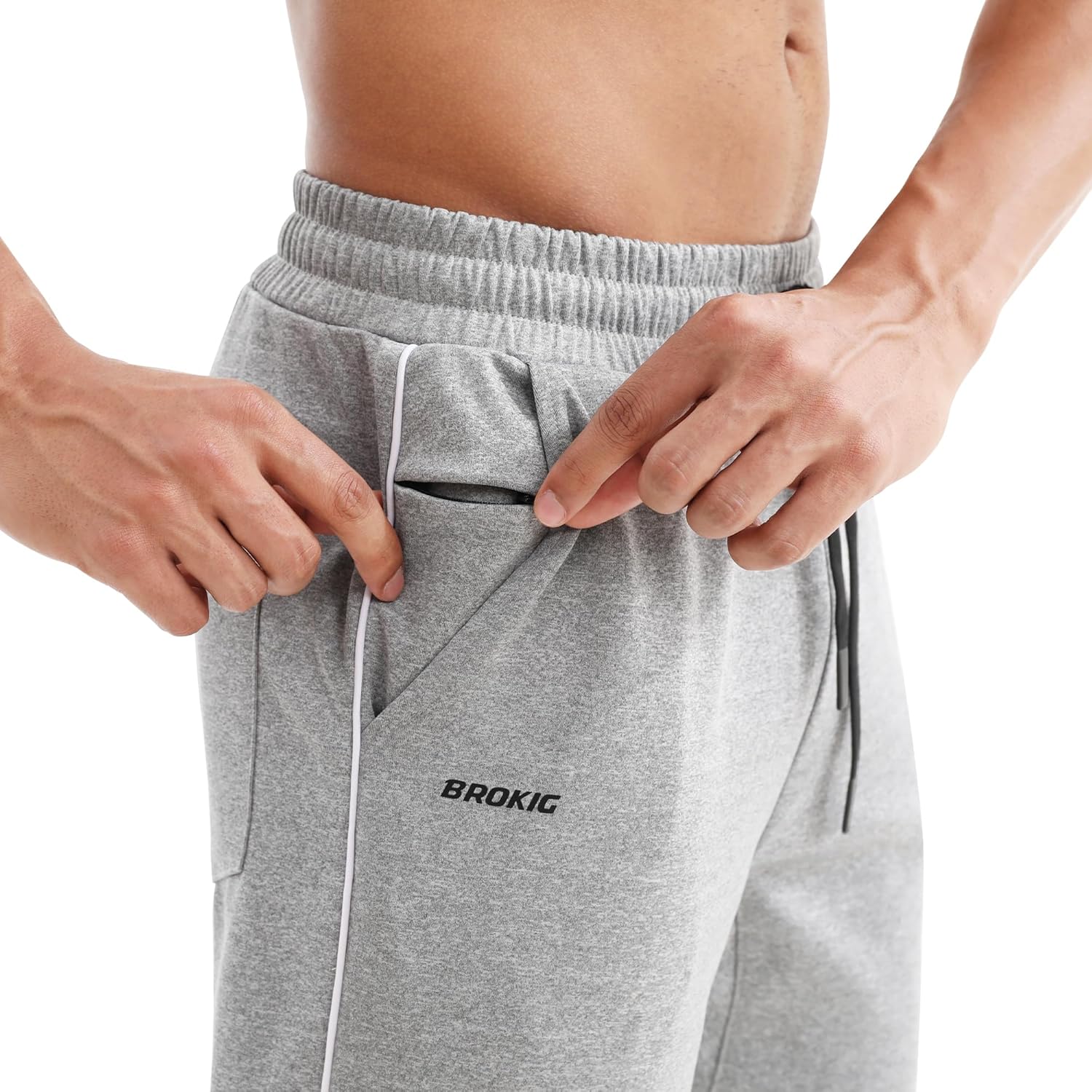Thumbnail 1 de BROKIG Gerade Hose Laufhose Herren Lang