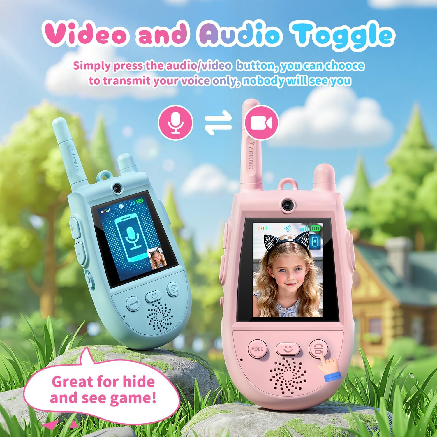 Detalle 2 de Kids' Video Walkie-Talkies, 2-Pack