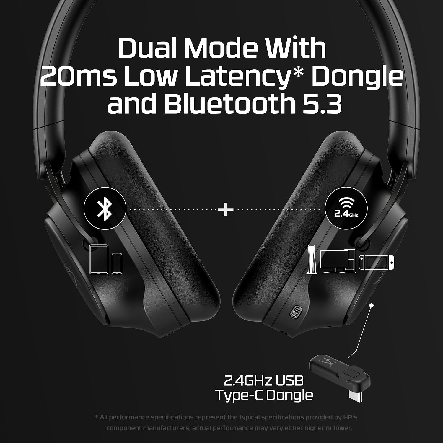 Thumbnail 2 de HyperX Cloud Mix 2 kabellose Kopfhörer