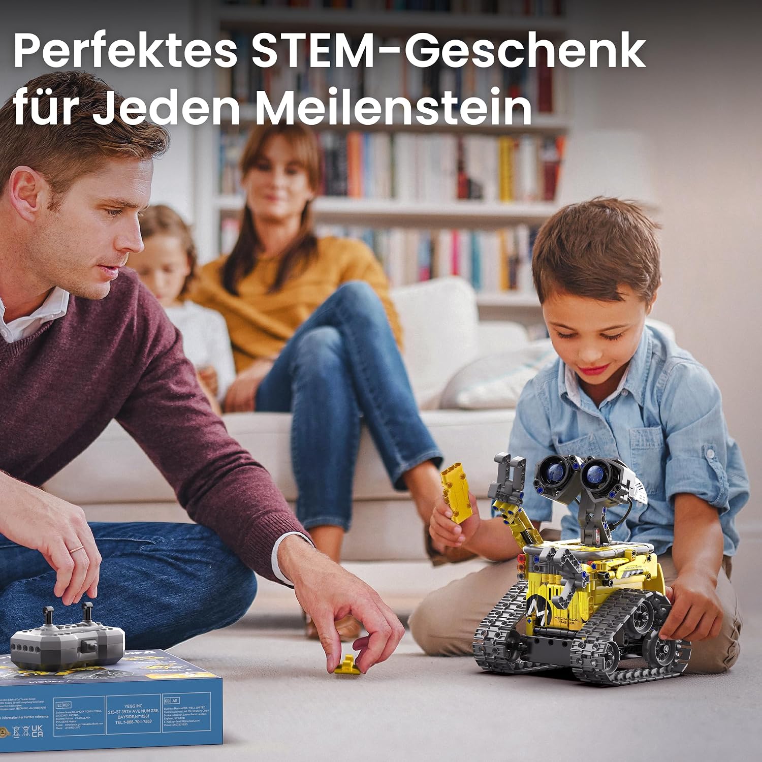 Thumbnail 1 de Sillbird Roboter Bauspielzeug 488 Teile 🤖
