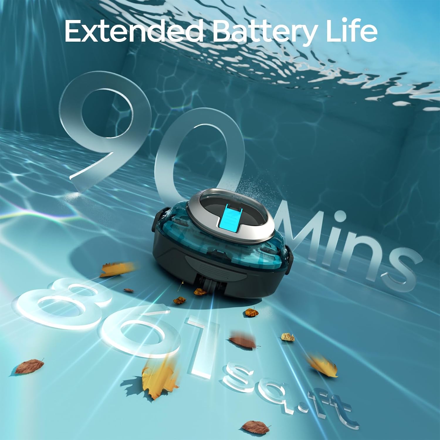 Detalle de S2 Pool Vacuum Robot, 90-Minute Runtime