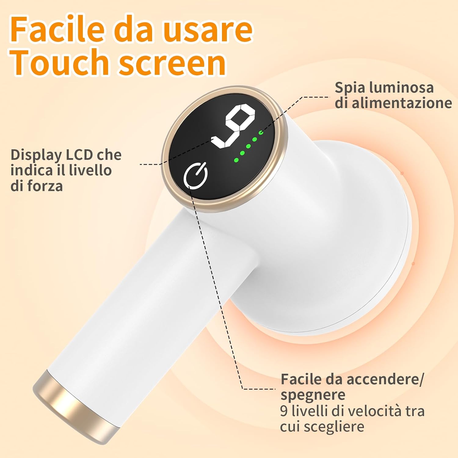 Detalle de Massaggiatore anti cellulite senza fili 9 velocità
