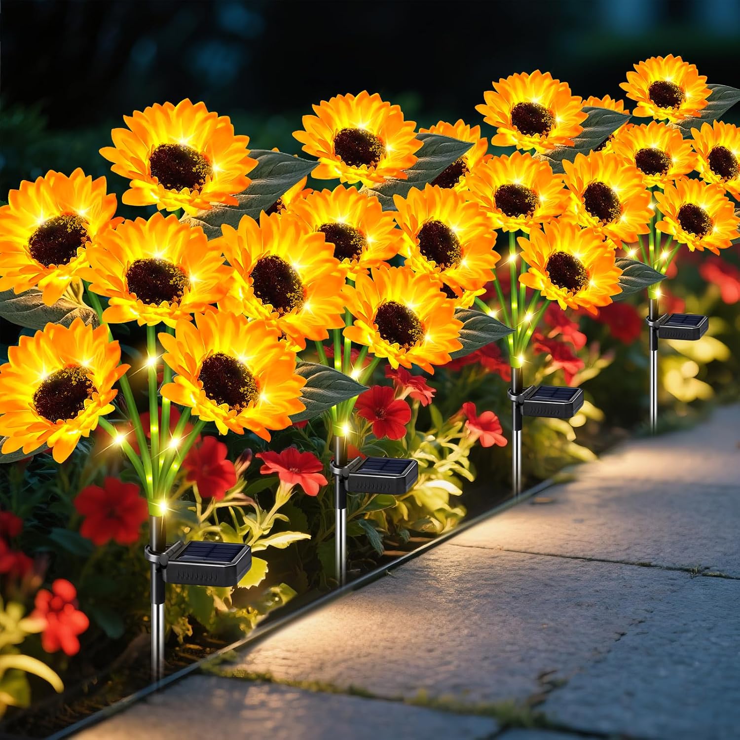 Detalle de Ostritec Solar Garden Lights 4-Pack