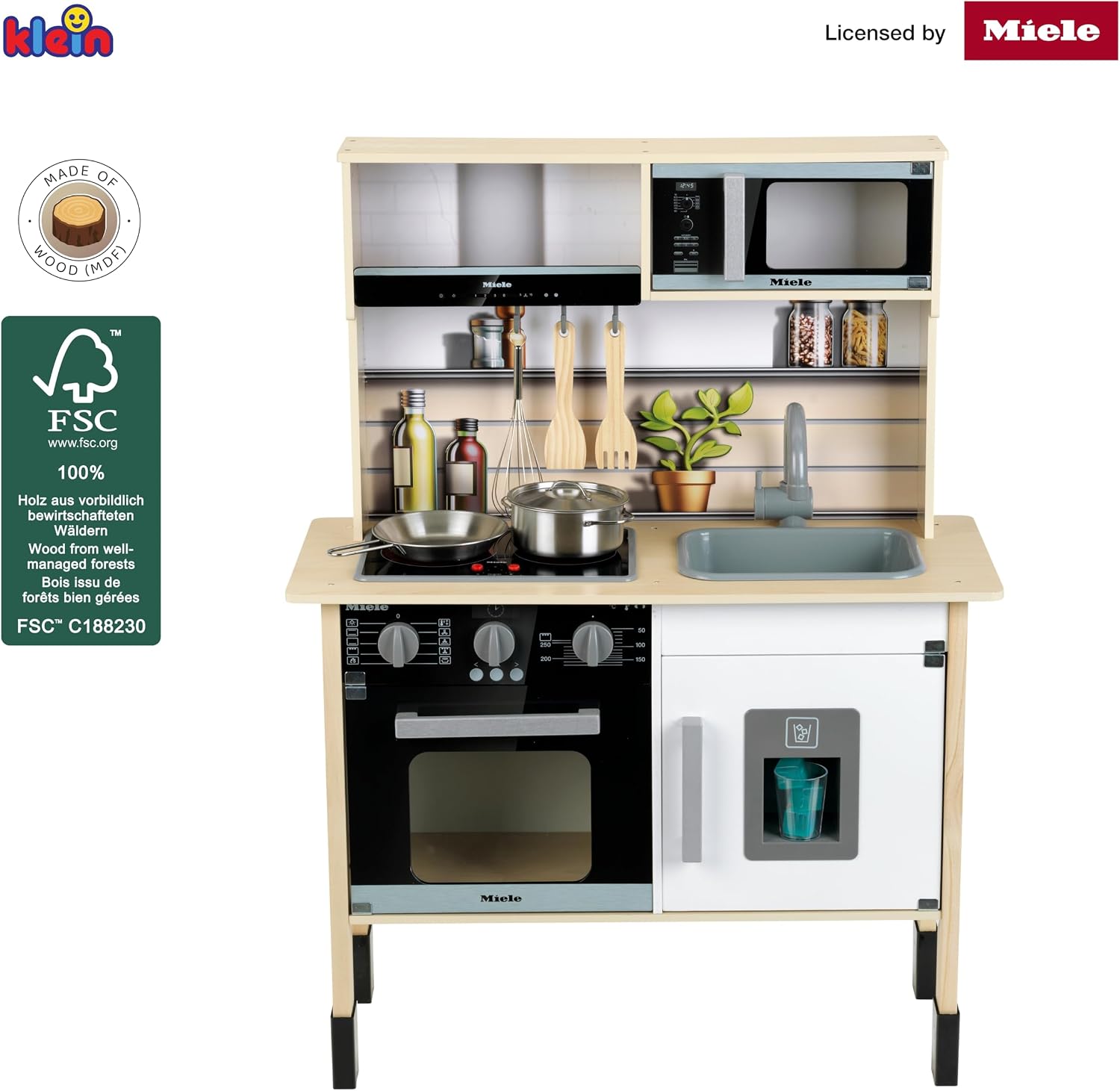 Thumbnail 5 de Theo Klein 7186 Miele Wooden Toy Kitchen with Light and Sound