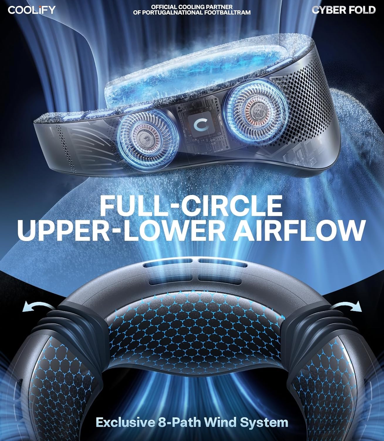 Thumbnail 3 de TORRAS 2026 COOLiFY Cyber Fold AI Neck Air Conditioner: Ultimate Neck & Face Cooler