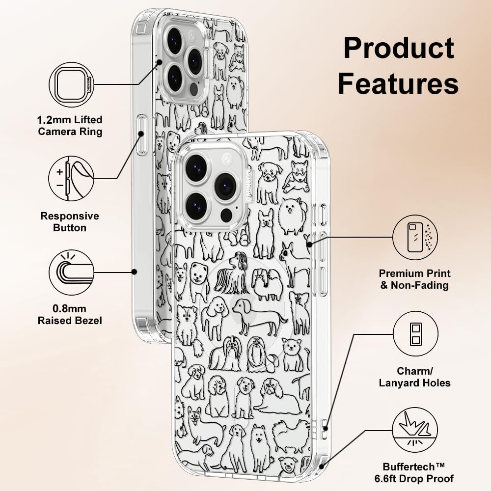 Thumbnail 6 de MOSNOVO Case for iPhone 13 Pro — Clear, MagSafe-Compatible with Buffertech Drop Protection