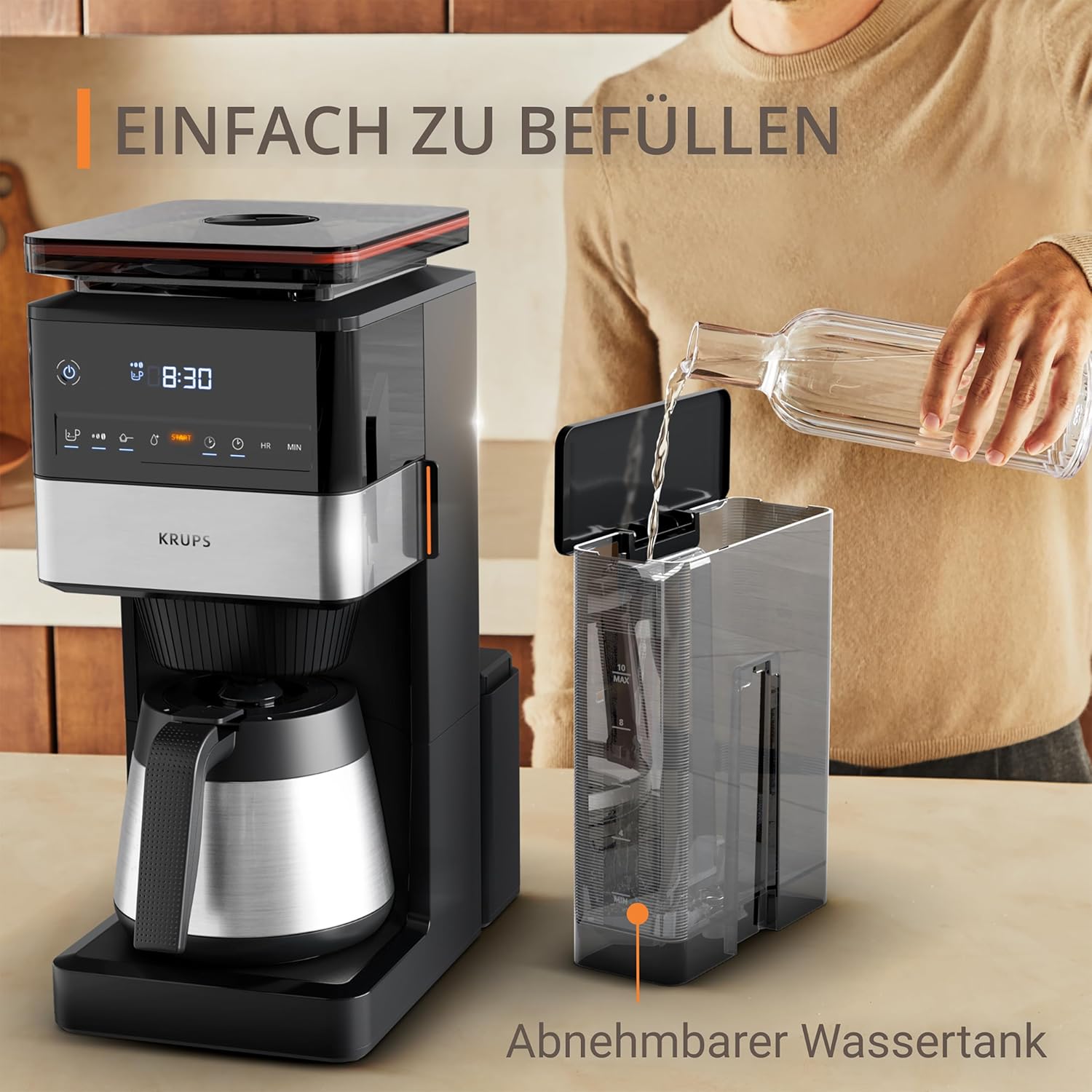 Thumbnail 5 de KRUPS Grind Aroma XL Filterkaffeemaschine