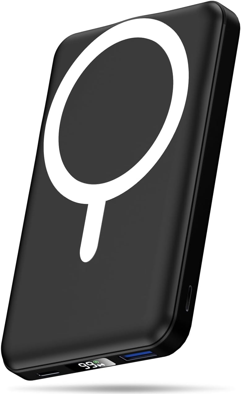 Detalle de AOGUERBE Wireless Powerbank für iPhone – 10000 mAh, magnetisch, 22,5 W Schnellladung