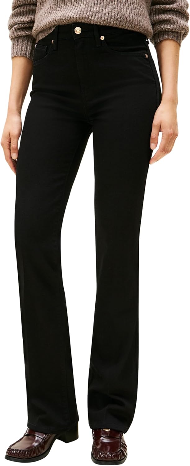 Detalle de Tommy Hilfiger DNM Black Bootcut per donna Ww0ww48798