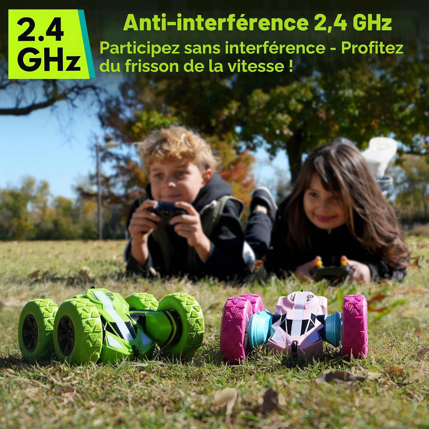 Thumbnail 5 de Threeking Voiture Télécommandée Enfant RC – Découverte acrobaties et batterie interchangeable