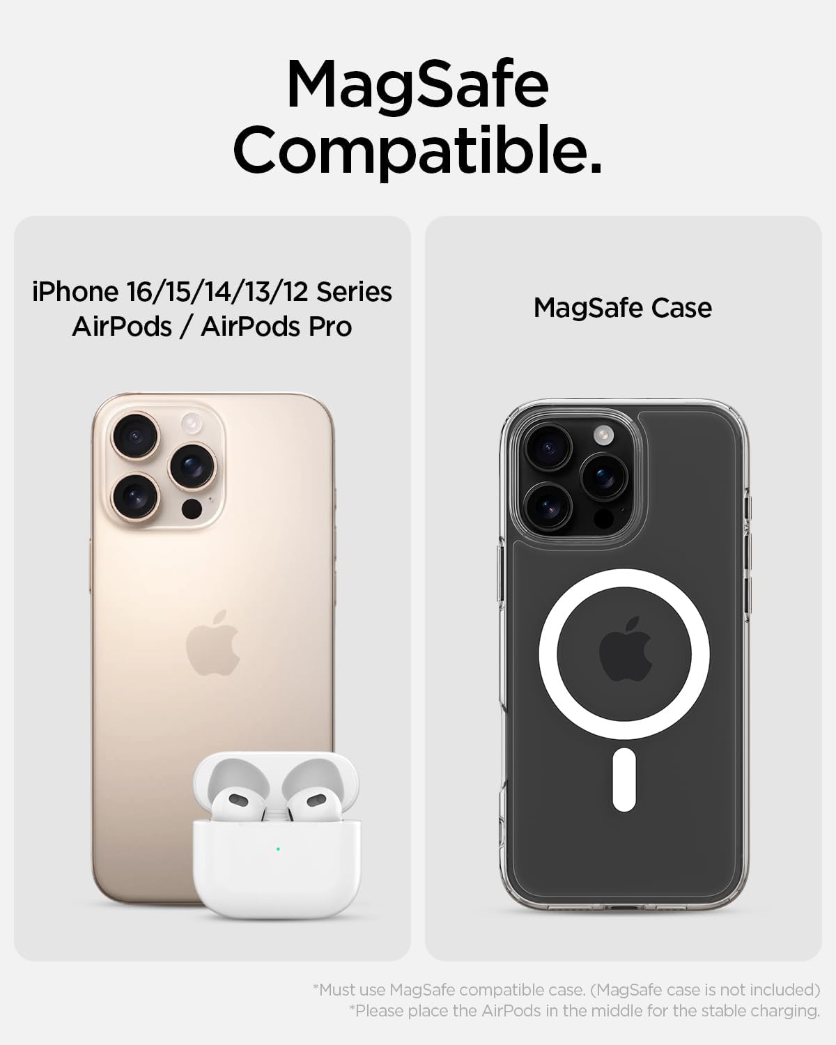 Thumbnail 5 de Spigen MagFit Qi2 15W Chargeur Induction Rapide 2-en-1 avec support réglable jusqu’à 45° (câble USB‑C inclus)