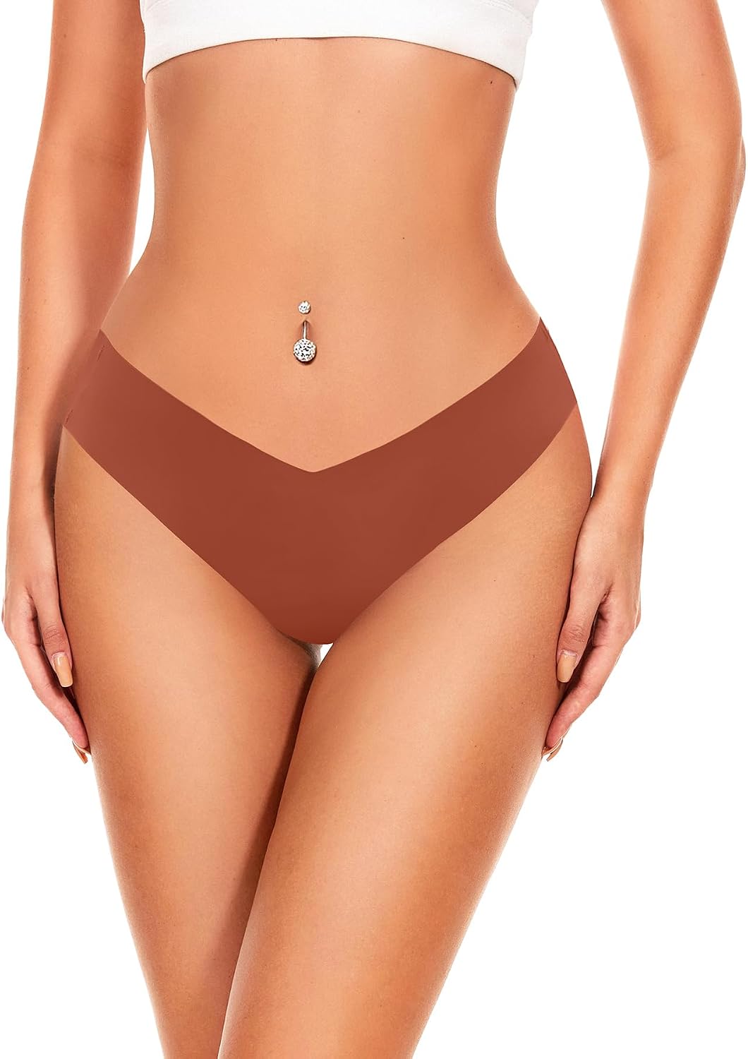 Detalle de Hellopopgo seamless thong 6-pack for women
