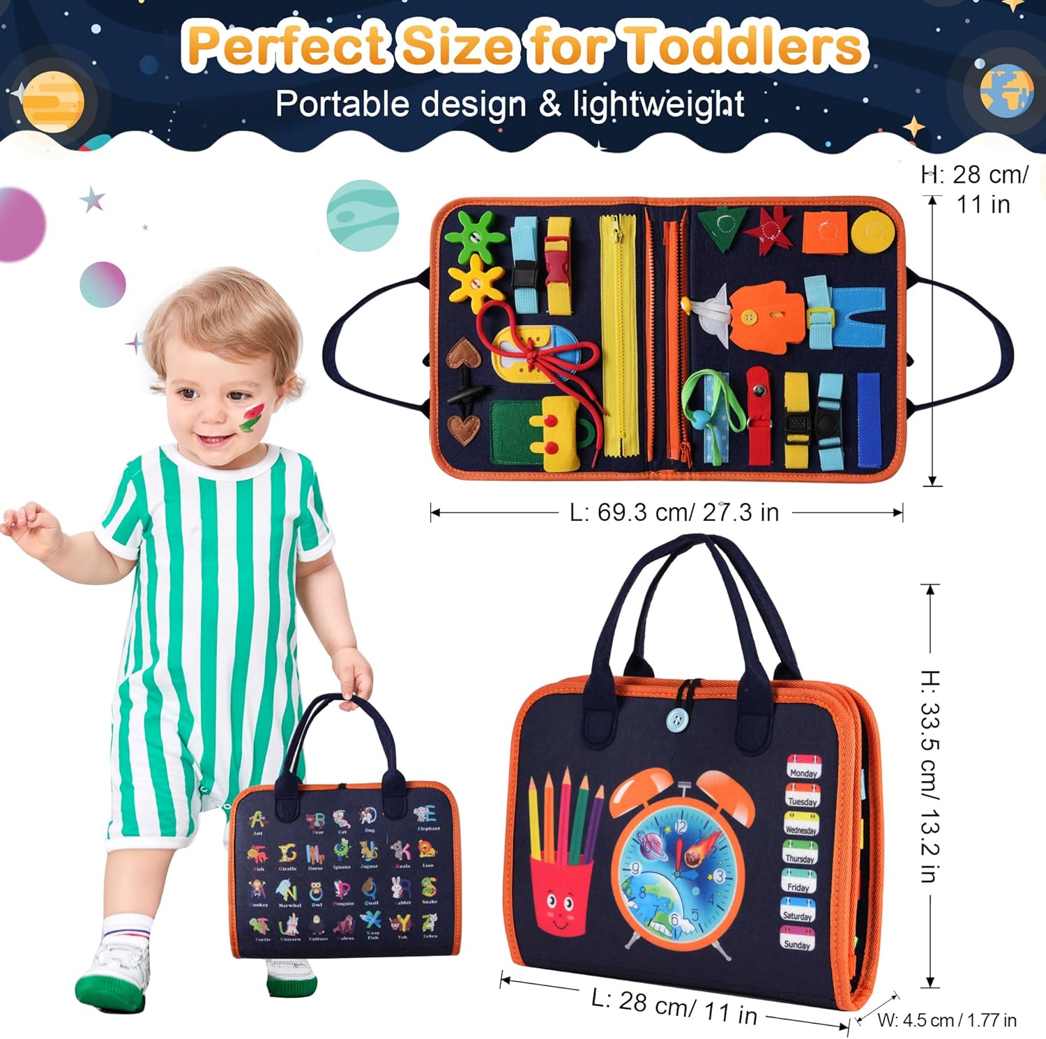 Thumbnail 6 de Toddler Busy Board Montessori Toys for Toddlers 1-3
