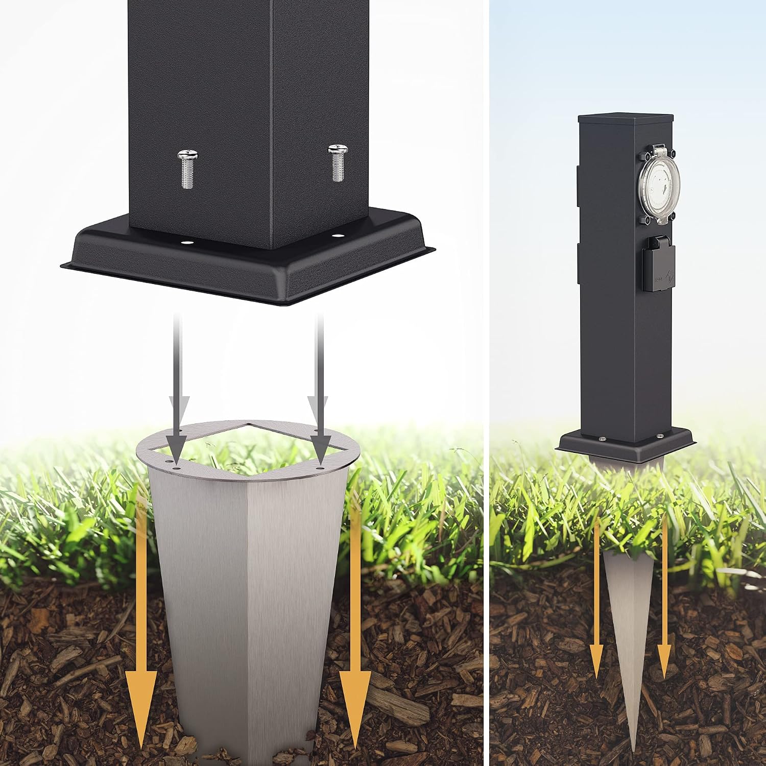 Thumbnail 4 de ledscom.de Colonne de Prises Polly 38cm