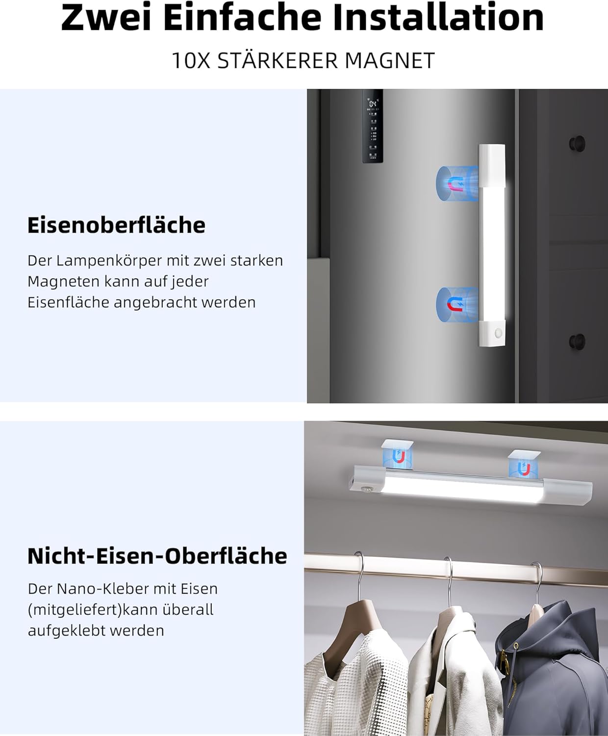 Thumbnail 5 de EZVALO Schrankbeleuchtung 20 cm 3er-Set