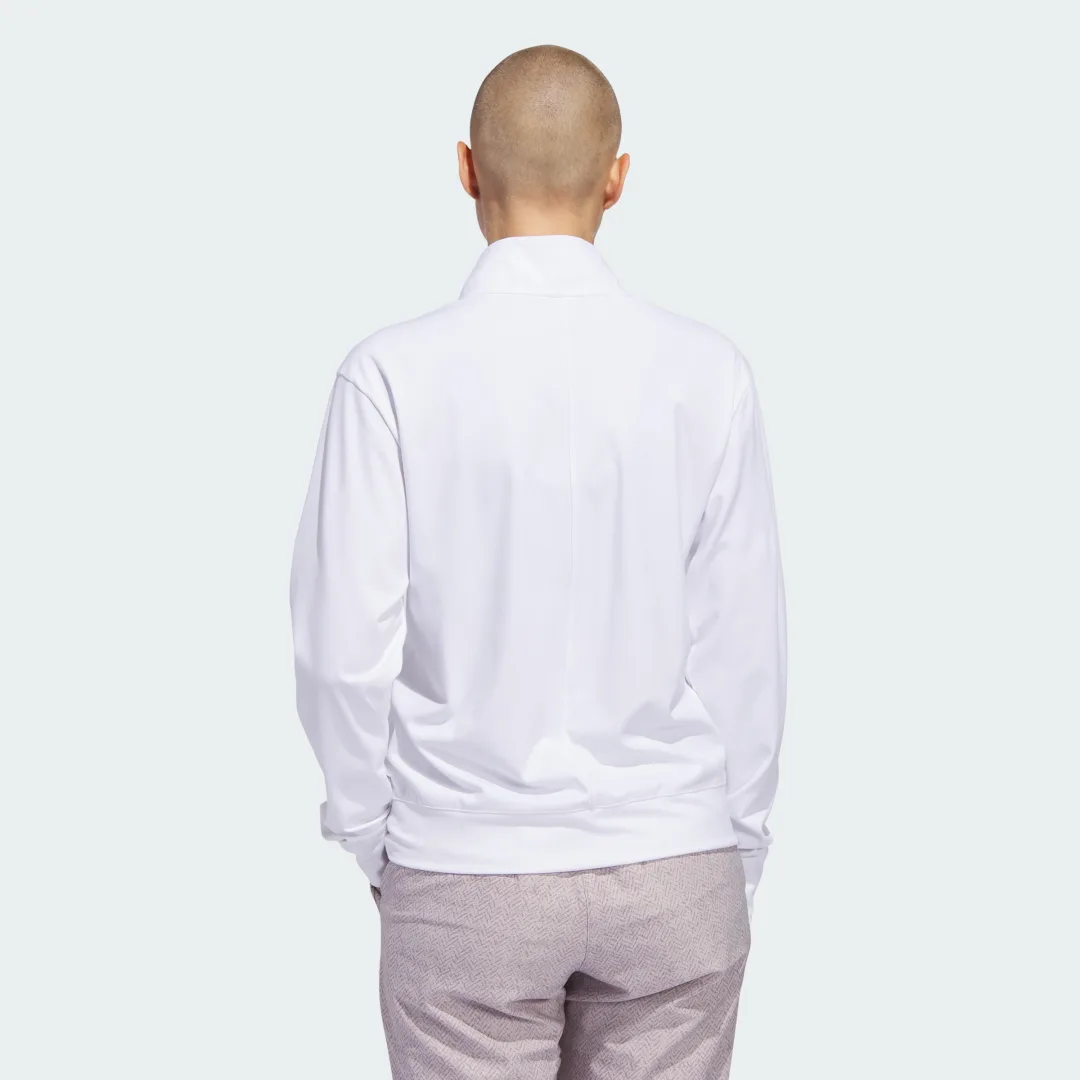 Detalle 2 de Adidas Sudadera Ultimate365 Half-Zip Layering – Blanco