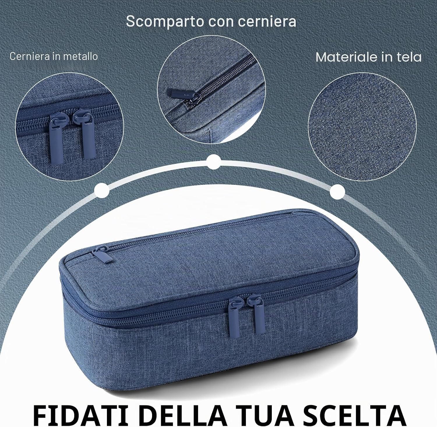 Detalle 2 de Gigmeta Astuccio Portamatite 5 scomparti