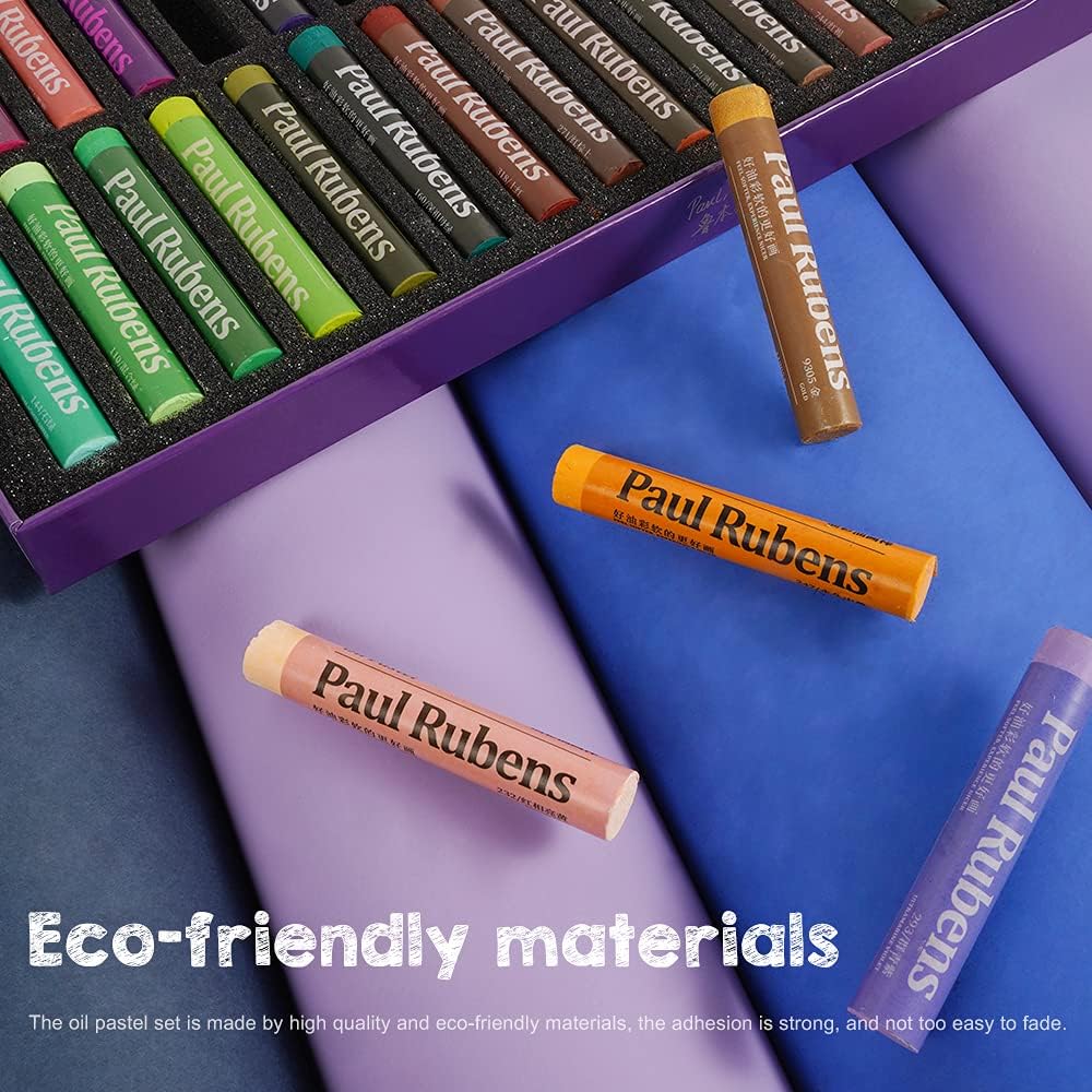 Thumbnail 4 de Paul Rubens Oil Pastels Set (48 Colours) Soft, Non-Toxic Pastels for Sketching, Blending & Decorative Painting