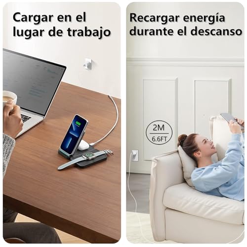 Detalle de LeHuiTo 2er Pack 20W PD USB-C Schnellladegerät + 2 m USB-C Kabel