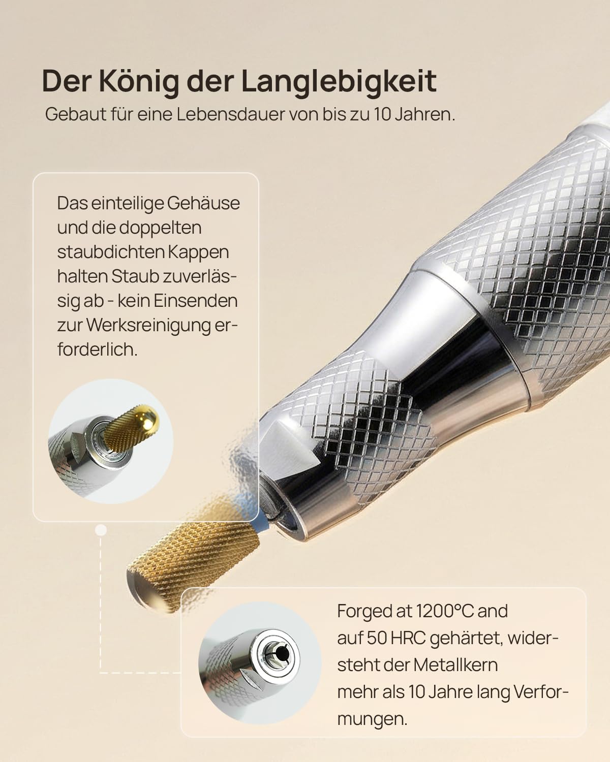 Detalle de Nagelfräsgerät für Gel-Nägel – O NAIL Pro Max Praxisbewertung