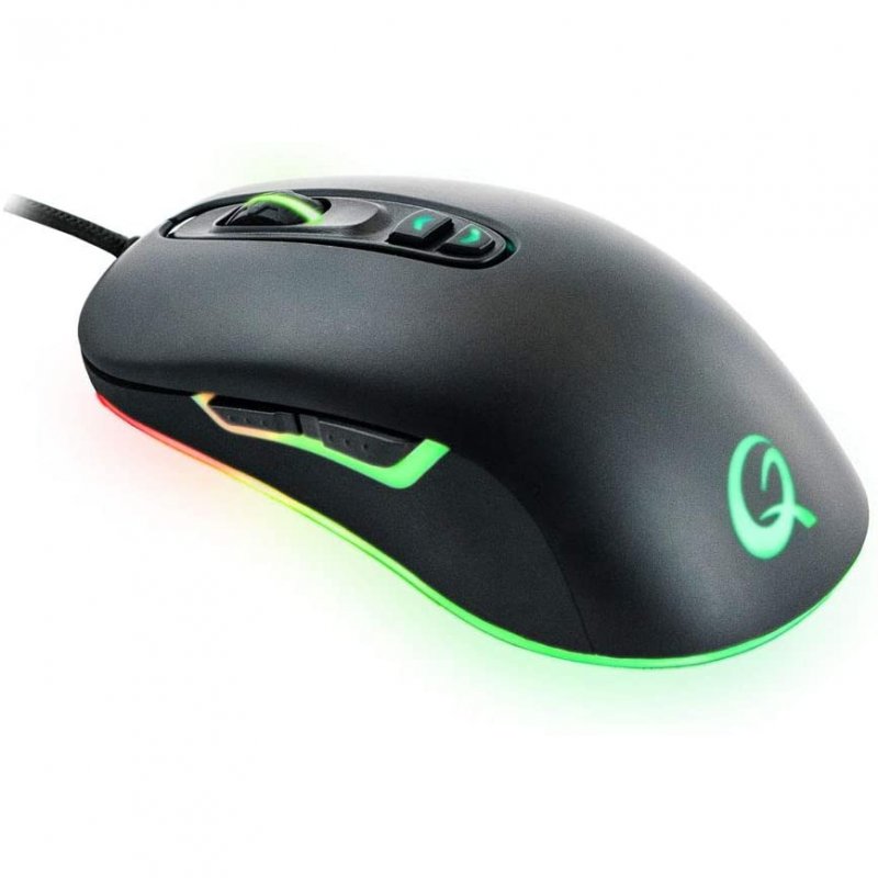 Detalle 2 de QPad DX30: Ratón Gaming 2800 DPI, diseño ergonómico para diestros
