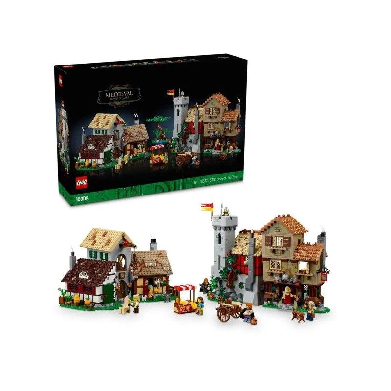 LEGO Icons Plaza de la Ciudad Medieval 10332 🎲
