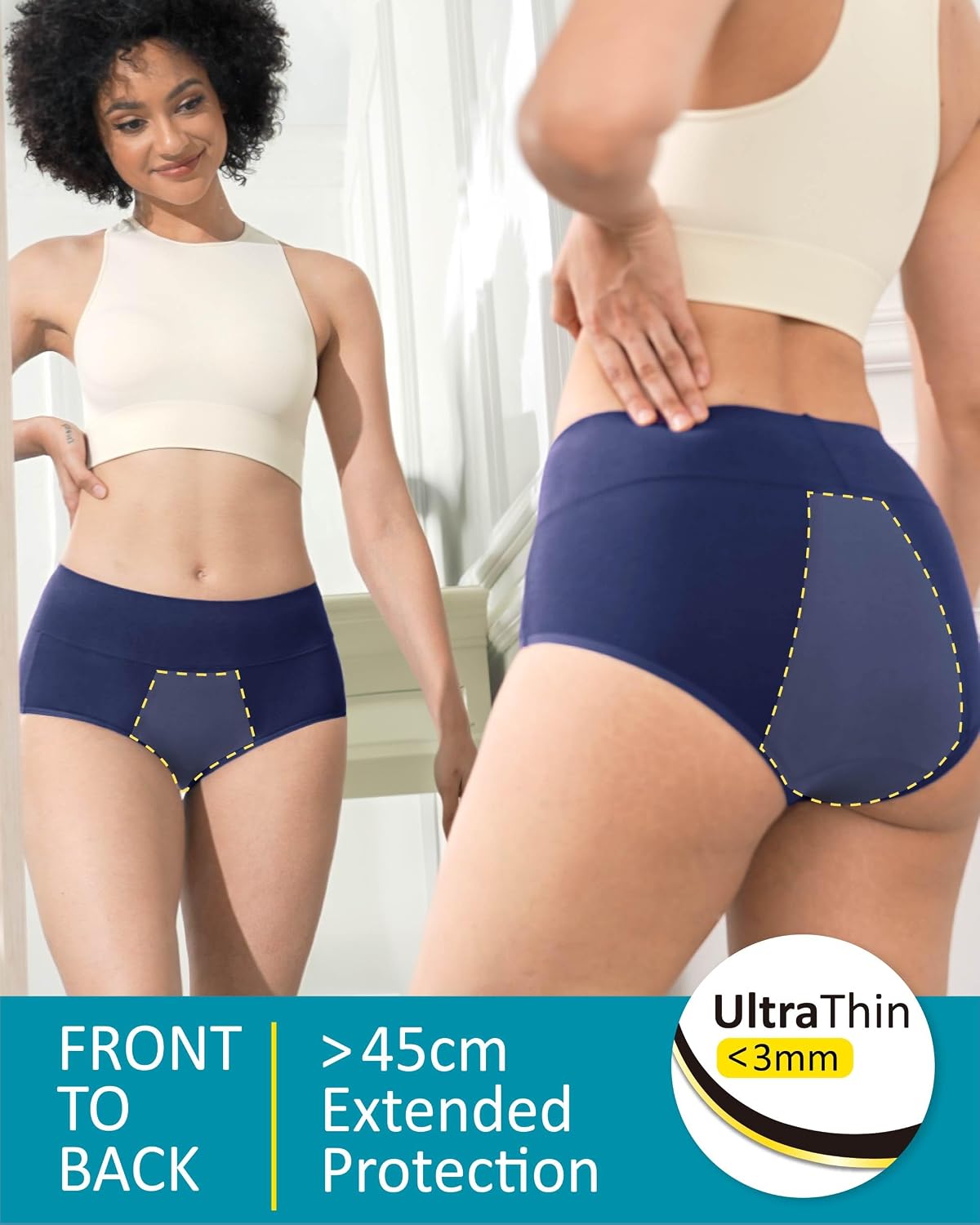 Detalle 2 de Neione Culotte menstruelle 5 tampons đ©Č