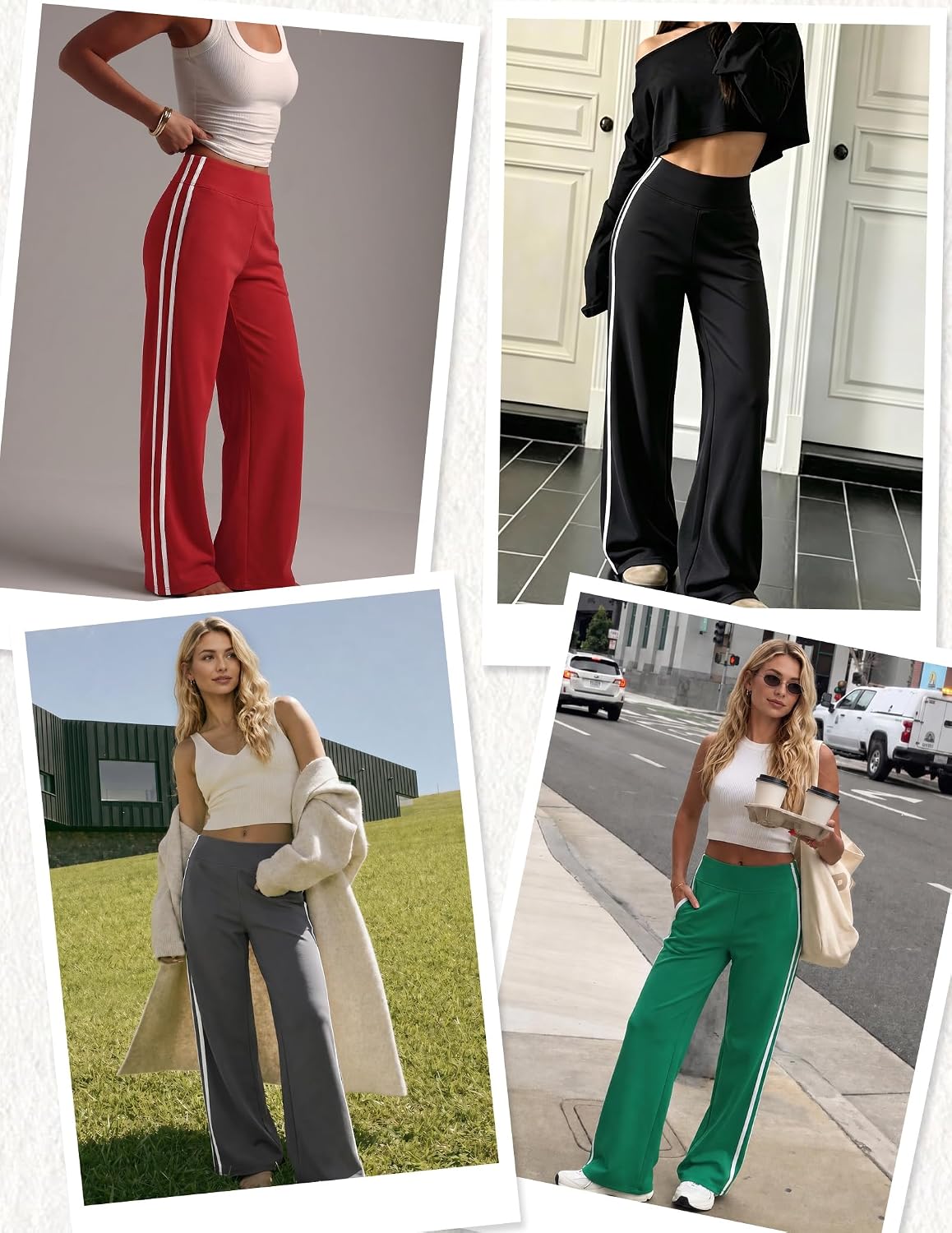 Thumbnail 4 de Alaroo Women's Wide-Leg Pants, High Waist