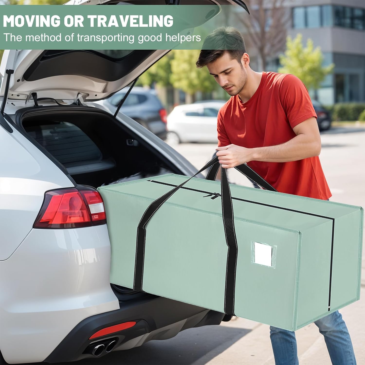 Thumbnail 6 de Dntorx 4 Pack 120L heavy duty moving bags