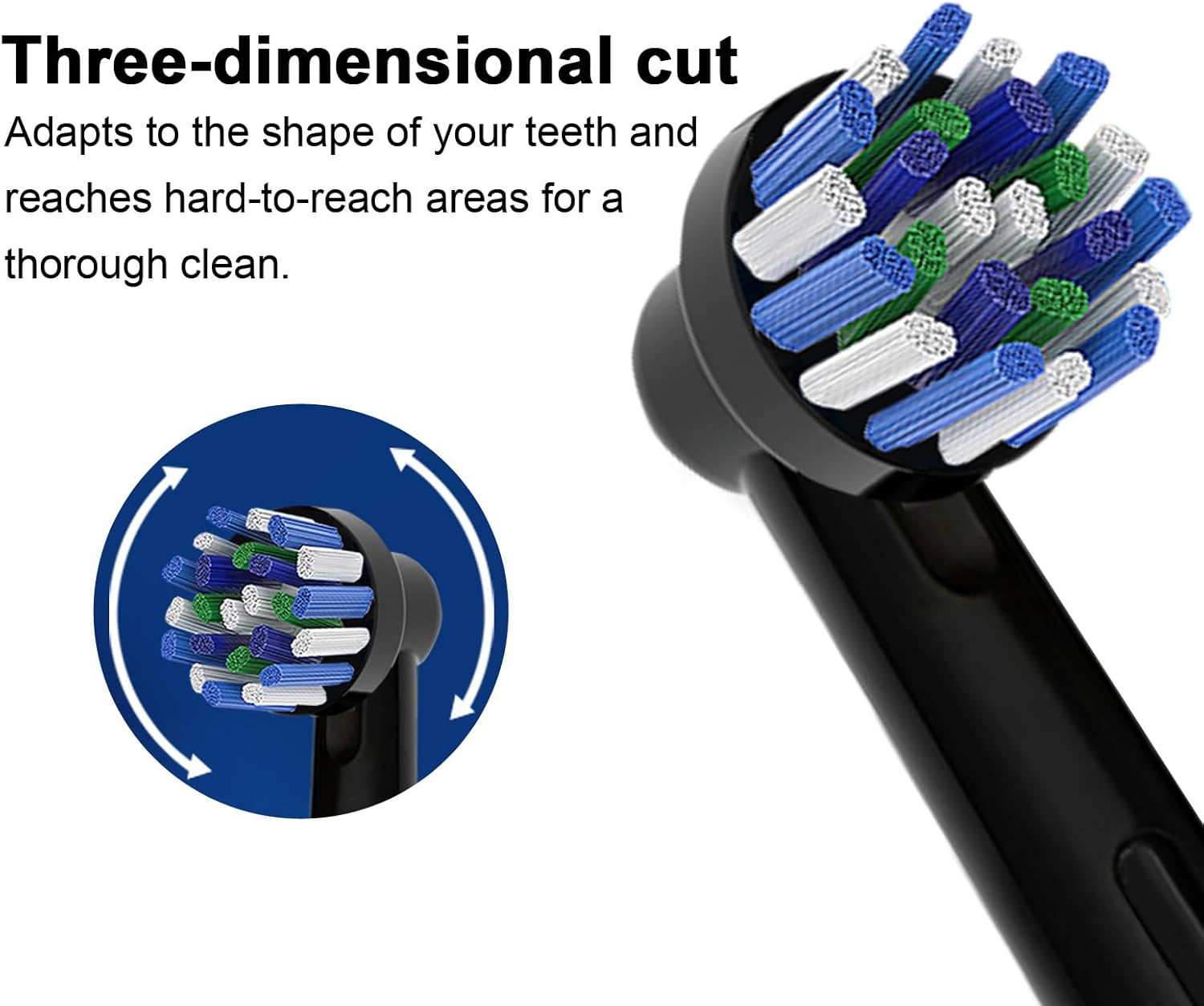 Thumbnail 4 de Oral‑B CrossClean Replacement Heads 8pcs 🪥