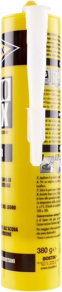 Thumbnail 1 de Bostik Legno Max Power: adesivo per legno impermeabile 380 g beige, senza poliuretani