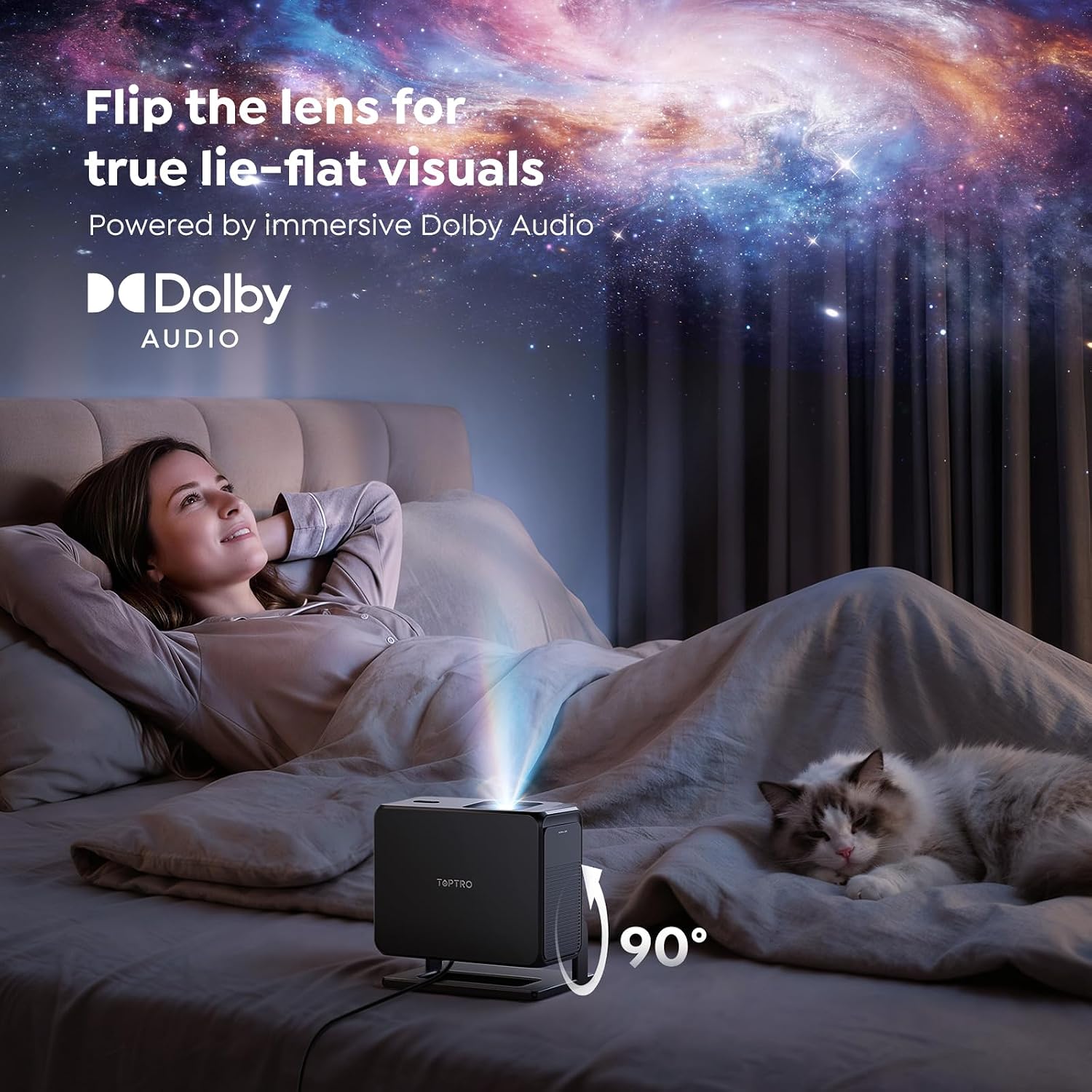 Thumbnail 6 de Smart projector with Google TV 14.0