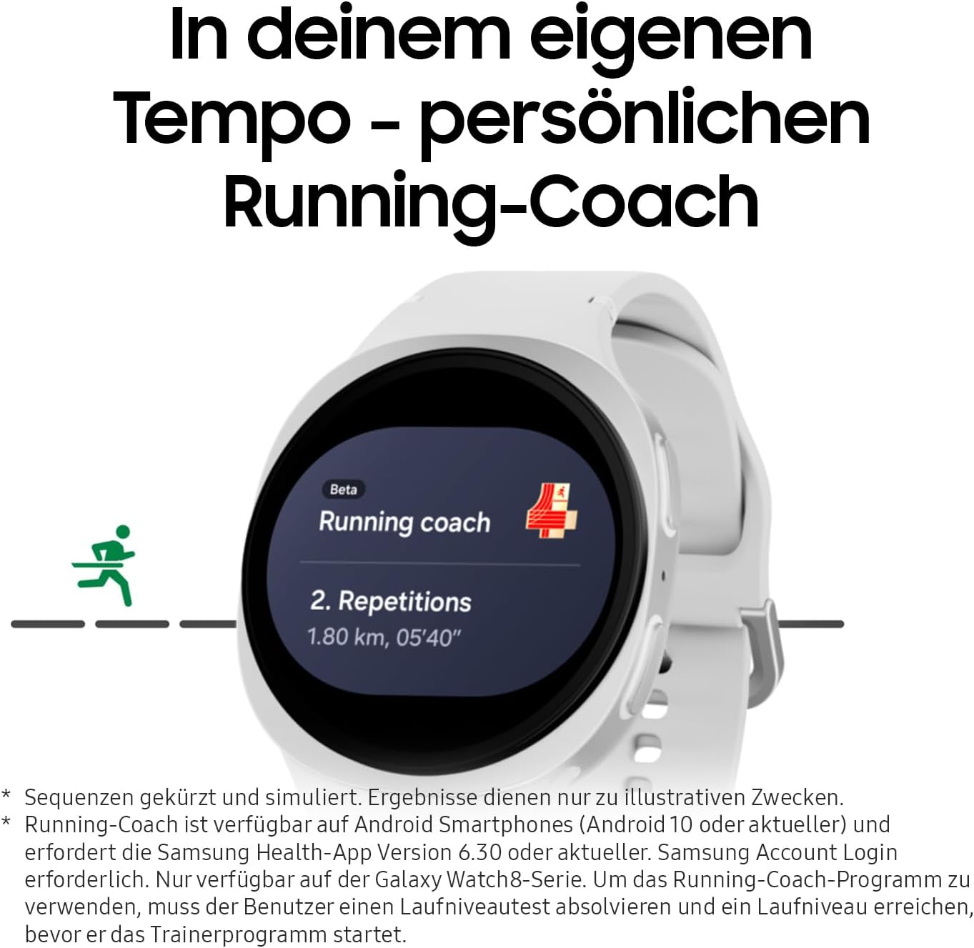 Thumbnail 5 de Samsung Galaxy Watch8 Smartwatch mit Galaxy AI: Fitness-, Schlaf- und Wellness-Coach