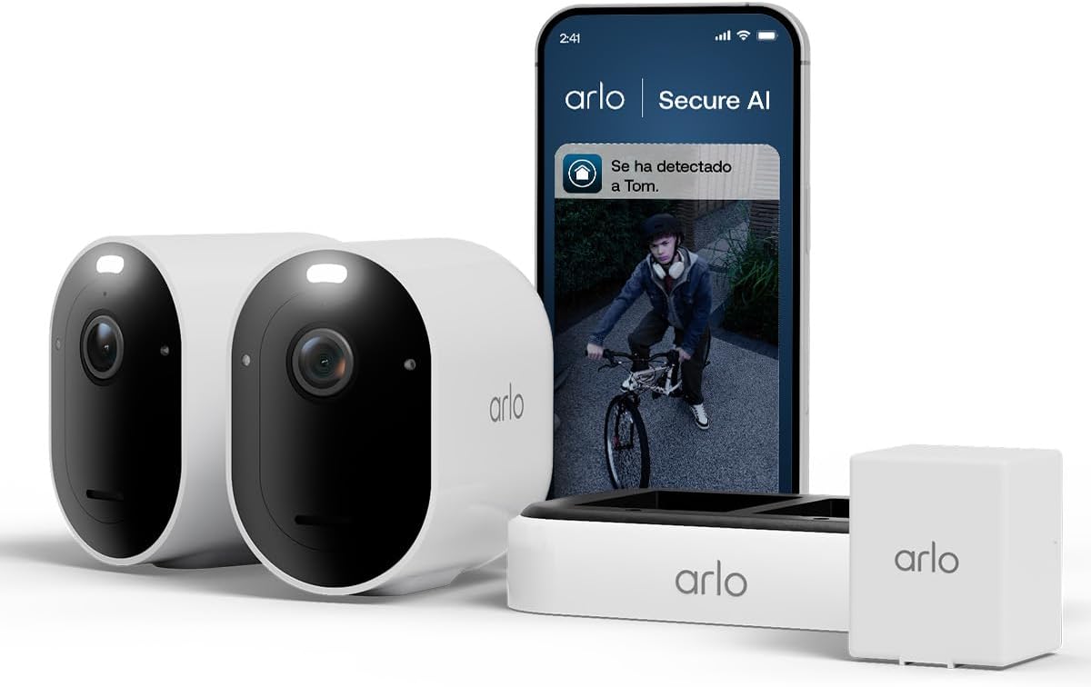 Detalle de Arlo Pro 6 Cámara Exterior 2K HDR IA